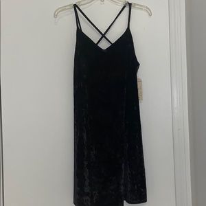 Black strappy dress